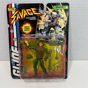 GI JOE vintage SGT Savage Dynamite action figure NWT Hasbro 1994